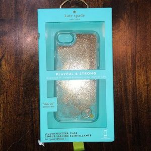 Kate spade new iPhone 7 glitter phone case